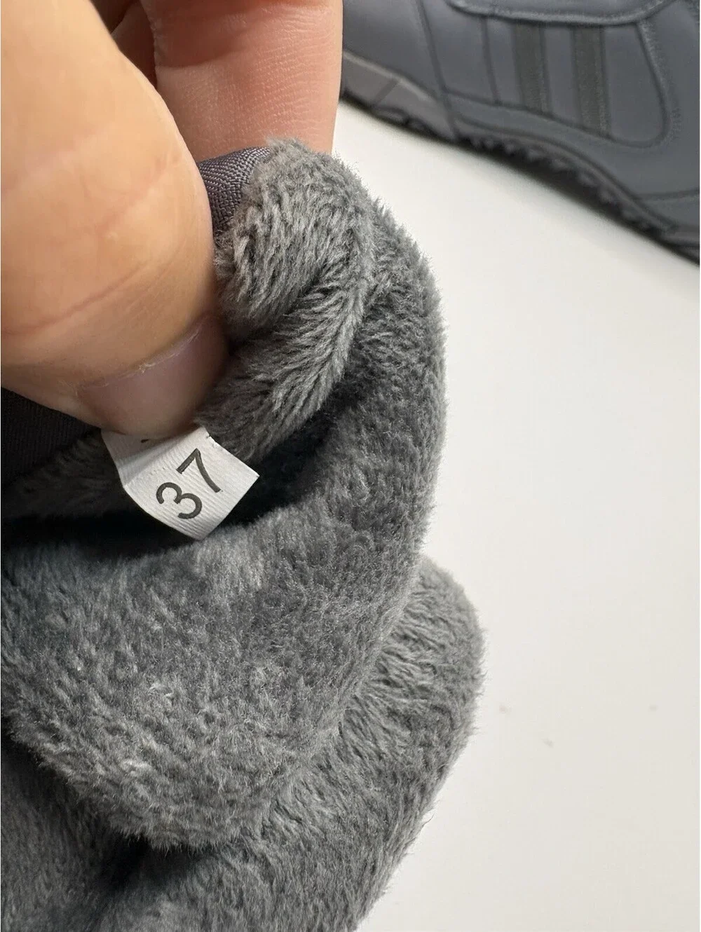 Hike Womens Winter Snow Boots Size 37 Gray Faux Fur Lined Trail Boots US 6.5 NWT